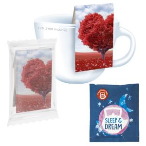 Bio Beuteltee Sleep Dream mit Werbereiter und Bedruckung