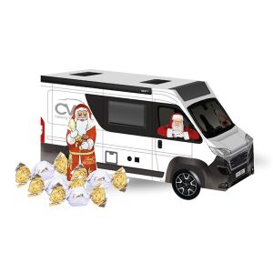 Weihnachts-Express Camper Lindt Vollmilch mit Werbebedruckung