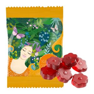 Bachblüten-Pastillen im Werbetütchen