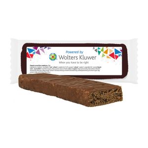 Express Chia-Kokos Stevia-Riegel im Flowpack mit Werbeetikett