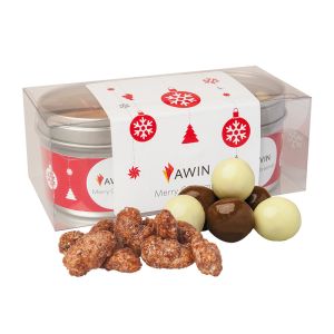 105 g Bio Knusper Weihnachtsset mit Werbeanbringung