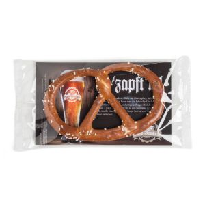 20 g Promobrezel im Werbe-Flowpack mit Werbedruck