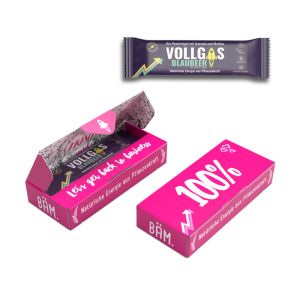 42 g Vollgas Riegel Blaubeere in Werbekartonage