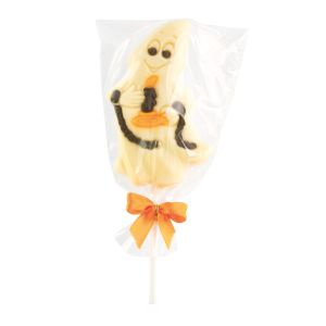 Schoko-Lolly Spukgespenst mit Werbeanhänger