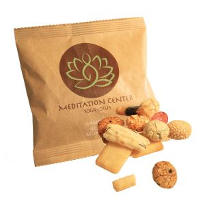 10 g Reisgebäck Superior Mix im Werbetütchen mit Logodruck