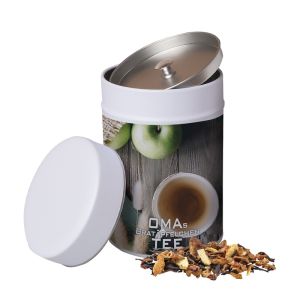 140 g Omas Bratäpfelchen Tee in Maxi Dose mit Werbeetikett