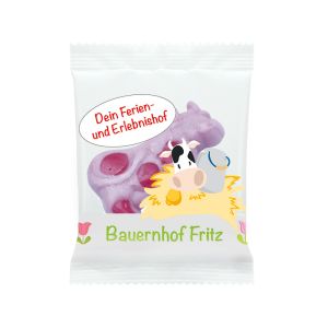 Trolli Milchkuh im Werbetütchen mit Logodruck