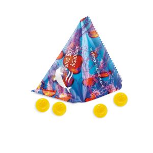 15 g Trolli Fruchtgummi Smileys im Tetraeder mit Werbedruck