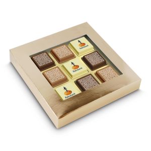 9er Logopralinen mit Werbedruck