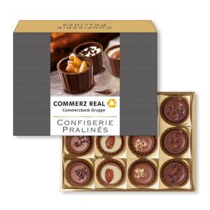 120 g HACHEZ Confiserie-Töpfchen mit individuellen Sonderdruck