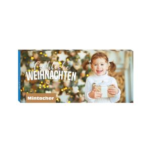 Schokoladentafel Excellence von Lindt mit Werbekartonage mit Logodruck