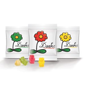 Gummibärchen Minitüte Danke