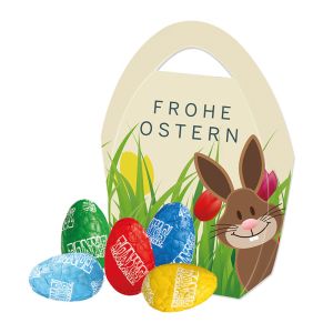 Premium Osterei Tony´s Chocolonely mit Werbedruck