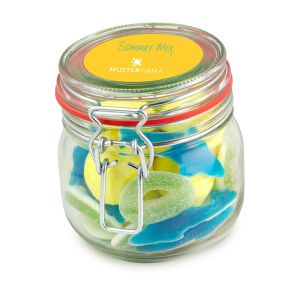 320 g Sommermischung im Bügelglas mit Werbeetikett