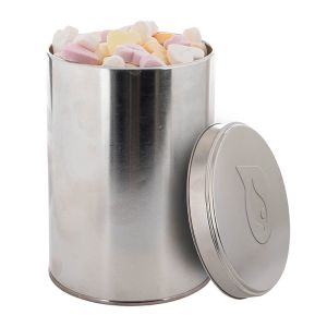 Fruchtherzen in 1,3 l Metalldose mit geprägtem Deckel