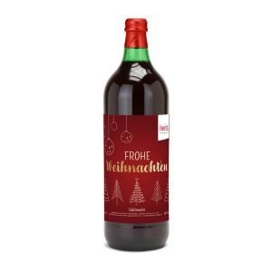 1,0 l Nürnberger Christkindles Glühwein mit Werbedruck