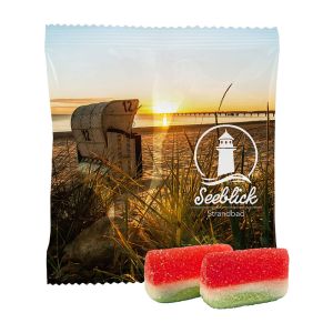 HARIBO Wassermelonen im Werbetütchen mit Logodruck