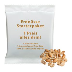 10 g gesalzene Erdnüsse 5c Starterpaket