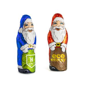 15 g Weihnachtsmann in Stanniolpapier mit Logodruck