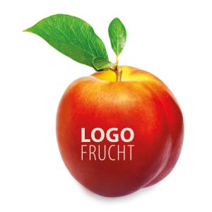 PR LogoNektarine mit Werbedruck
