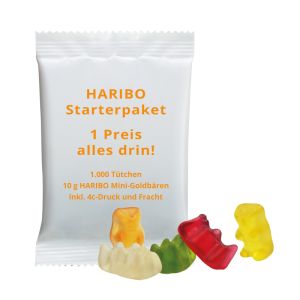 10 g HARIBO Mini-Goldbären 4c Starterpaket