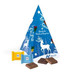 Präsent Weihnachtsbaum Ritter SPORT mit Werbedruck