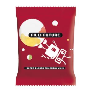 10 g HARIBO Mini-Flugzeuge Fruchtgummi im Werbetütchen mit Logodruck