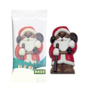 10 g weihnachtliche Schokofiguren im Werbeflowpack
