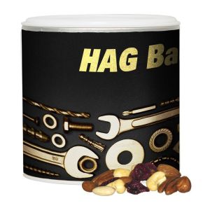 100 g Bio NusskernMix mit Cranberries in Pappdose mit Werbedruck und Einleger