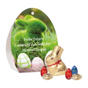 Werbe-Osterei Lindt mit Werbebedruckung