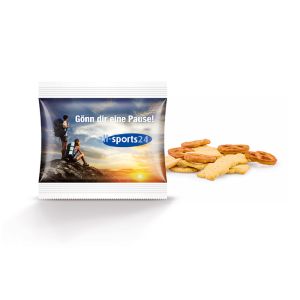 Snack Tüte veganer Knabber Mix mit Logodruck
