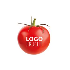 PR LogoTomate mit Werbedruck