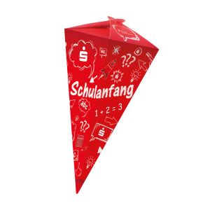 Schultüte mit Chupa Chups Lutscher und mit Logodruck
