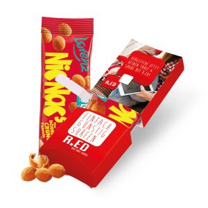 40 g Lorenz Nic Nac´s im Promo-Pack mit Werbedruck