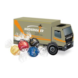 3D Oster LKW Lindt Lindor Pralinés mit Werbebedruckung