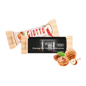3er GIOTTO im Werbeschuber mit Werbedruck