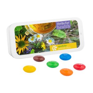 15 g M&M´s Chocolate in Schiebedeckeldose mit Werbedruck