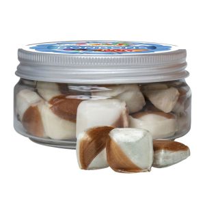 70 g Minz-Ecken Bonbons in Sweet Dose mit Werbeetikett