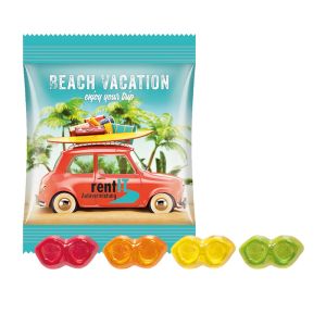 10 g Trolli Fruchtgummi Brillen im Werbetütchen mit Logodruck