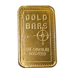 11 g Schoko-Goldbarren mit individueller Prägung