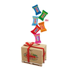 Cargo Box Xmas Danke mit Tiny Tony‘s Schokolade und Werbeanbringung