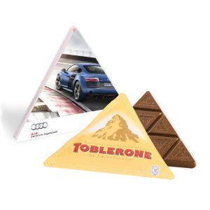 Express TOBLERONE Dreieckstafel in Werbekartonage