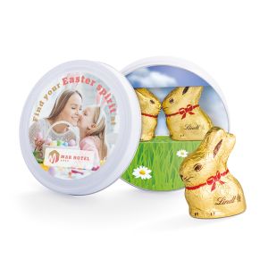 Lindt Oster Dose Team mit Werbedruck