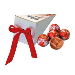 23 g Lindt-Lindor Gourmet-Tüte mit Werbeetikett