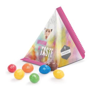 Snack Tetraeder M&M´s Peanuts mit Logodruck