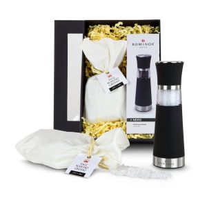 Präsent XL Große Salzmühle Sale Nero