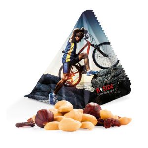 Snack Tetraeder Studentenfutter mit Werbedruck