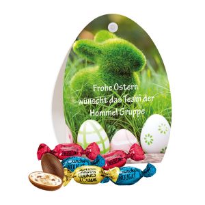 Werbe-Osterei Lindt HELLO Schokoladeneier mit Werbebedruckung