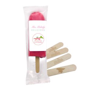 Werbe Sorbet Eis Rhabarber Himbeere