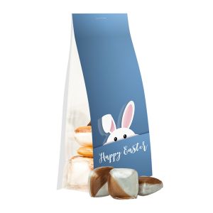 40 g Express Minz-Ecken Bonbons im Standbeutel mit Werbereiter